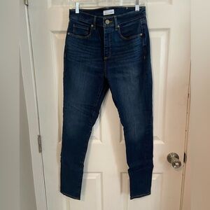 LOFT size 6 dark wash denim jeans